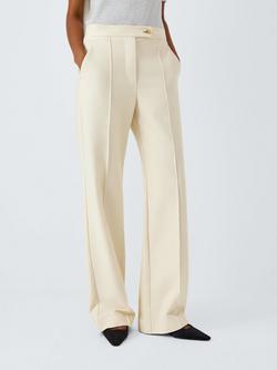 MM by MaxMara Ulivo Tailored Trousers, Ivory, Ivory
