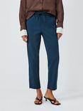 MM Mara Straight Tailored Trousers, Navy