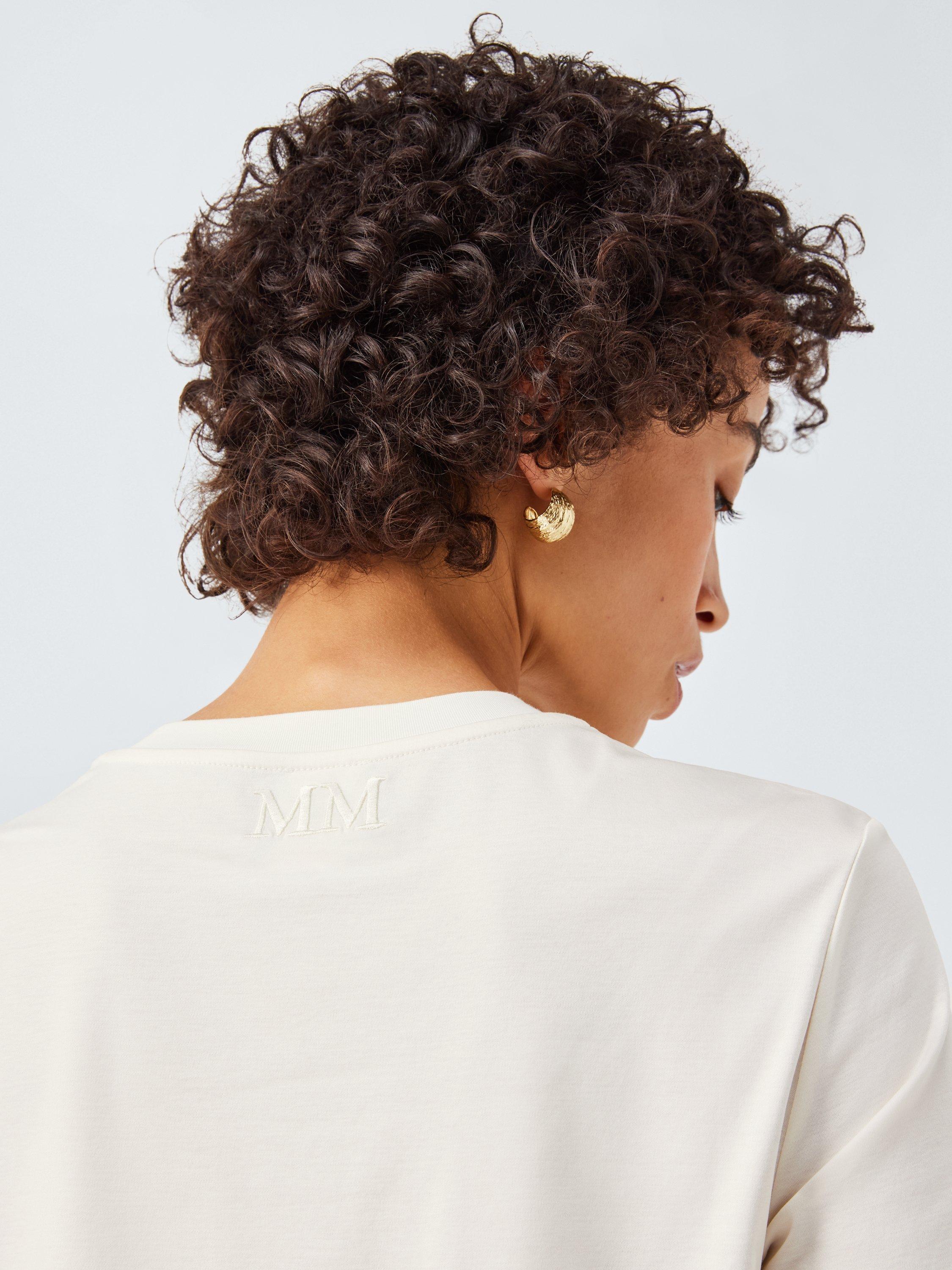 Product image 5 of 6, which shows MM Comodo Crew Neck T-Shirt, White, XS