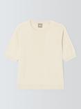 MM Musette Short Sleeve Silk Rich Top, Ivory