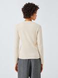 MM Efedra Silk Rich Cardigan, Beige