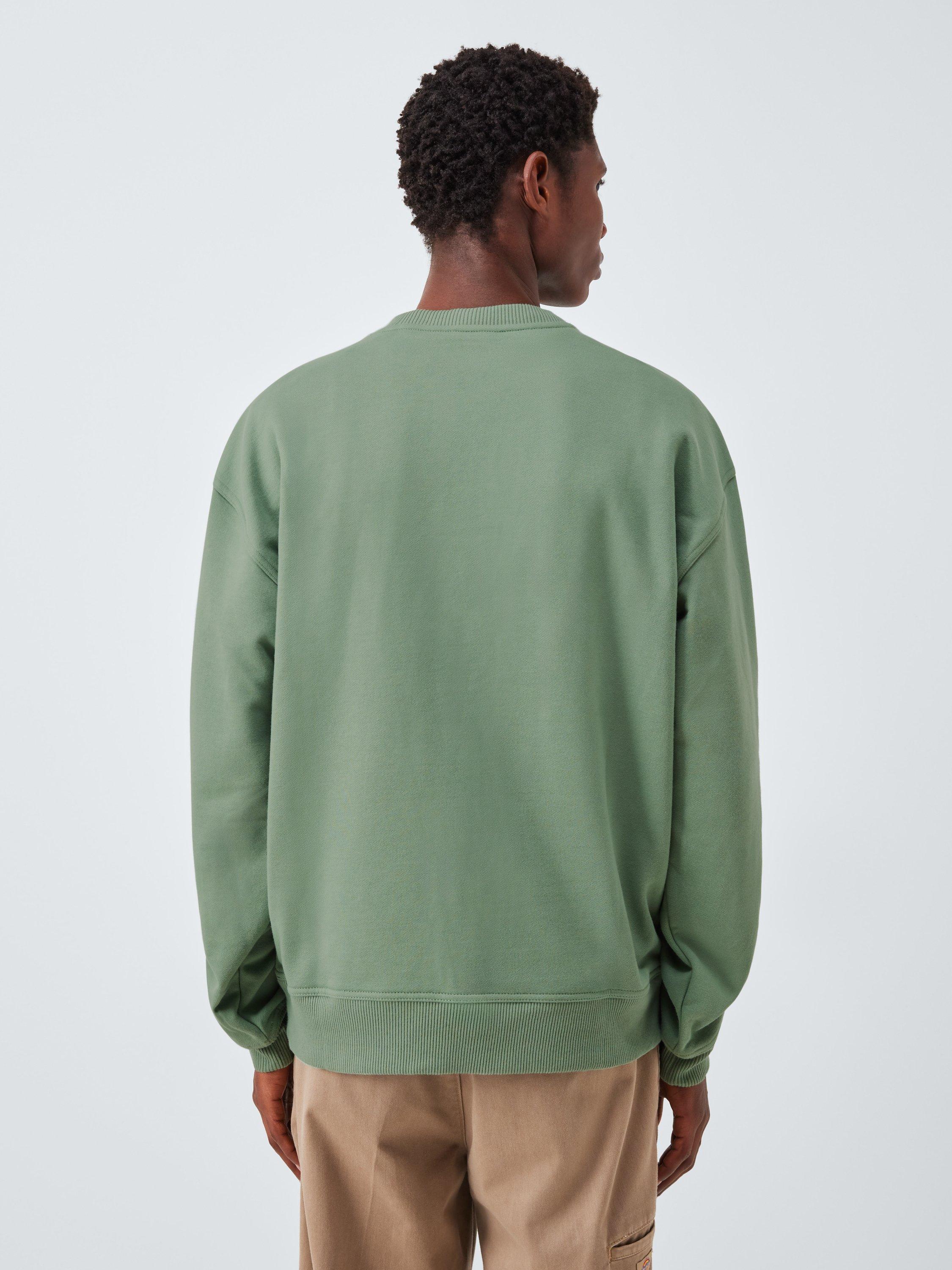 Product image 2 of 6, which shows Dickies Clancy Cotton Blend Brushed Back Sweatshirt, Sea Spray, XL