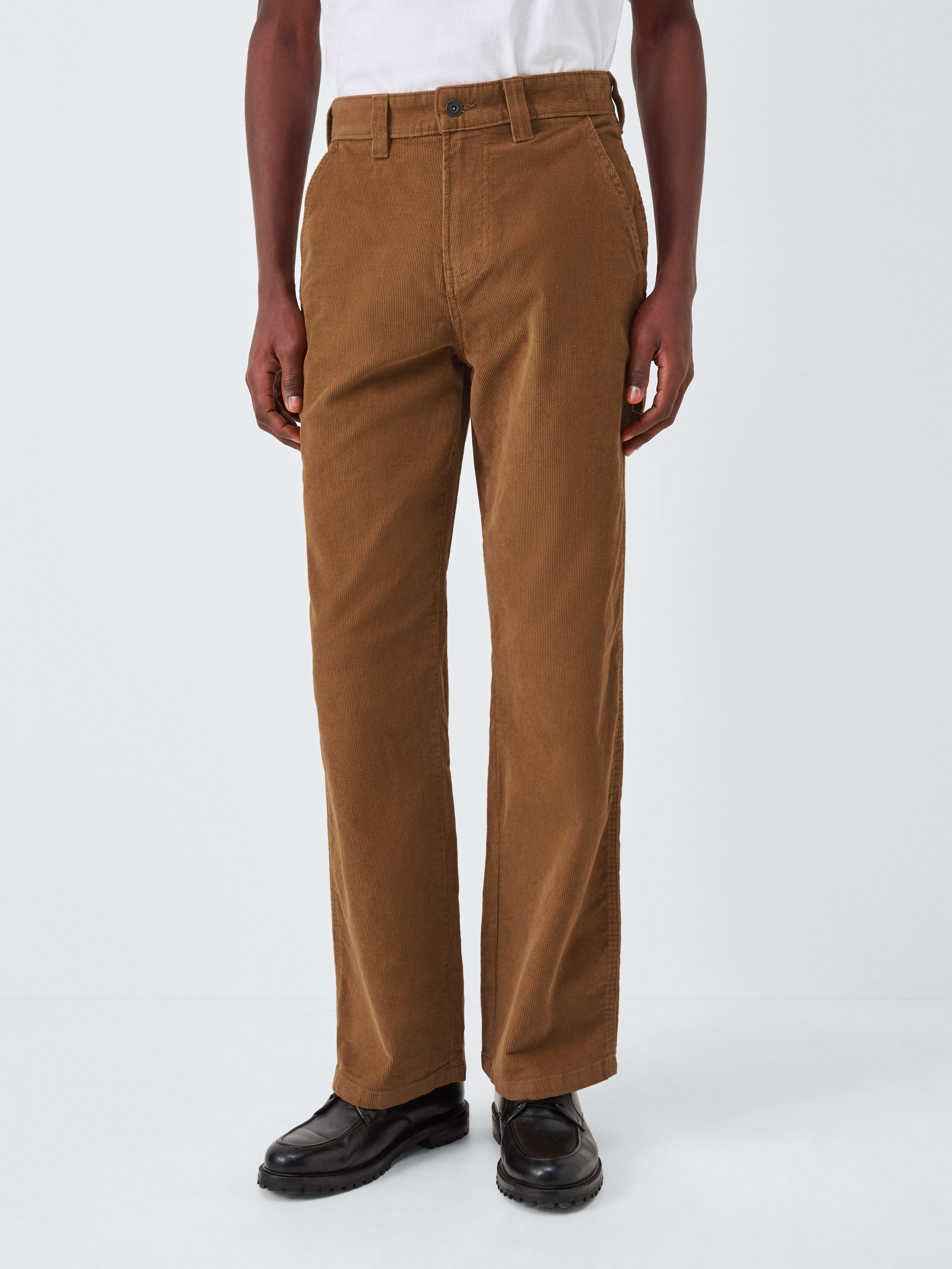 Dickies Straight Fit Corduroy Carpenter Trousers, Brown Duck