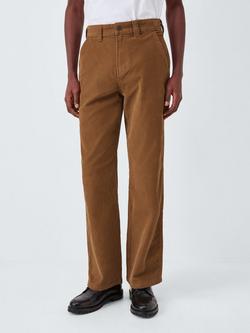 Dickies Straight Fit Corduroy Carpenter Trousers, Brown Duck, Brown Duck