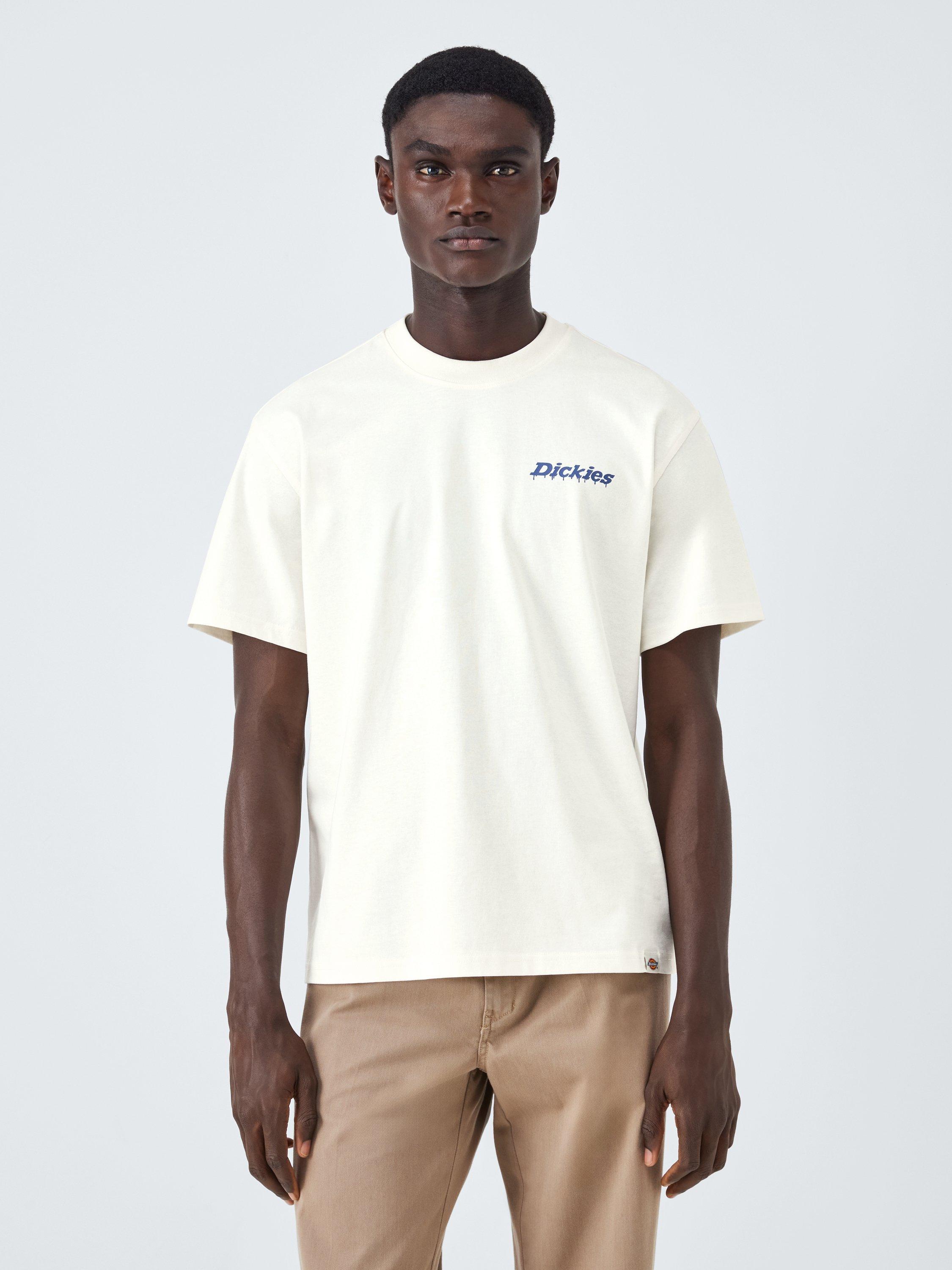 Product image 1 of 6, which shows Dickies Statesville T-Shirt, Egret, S