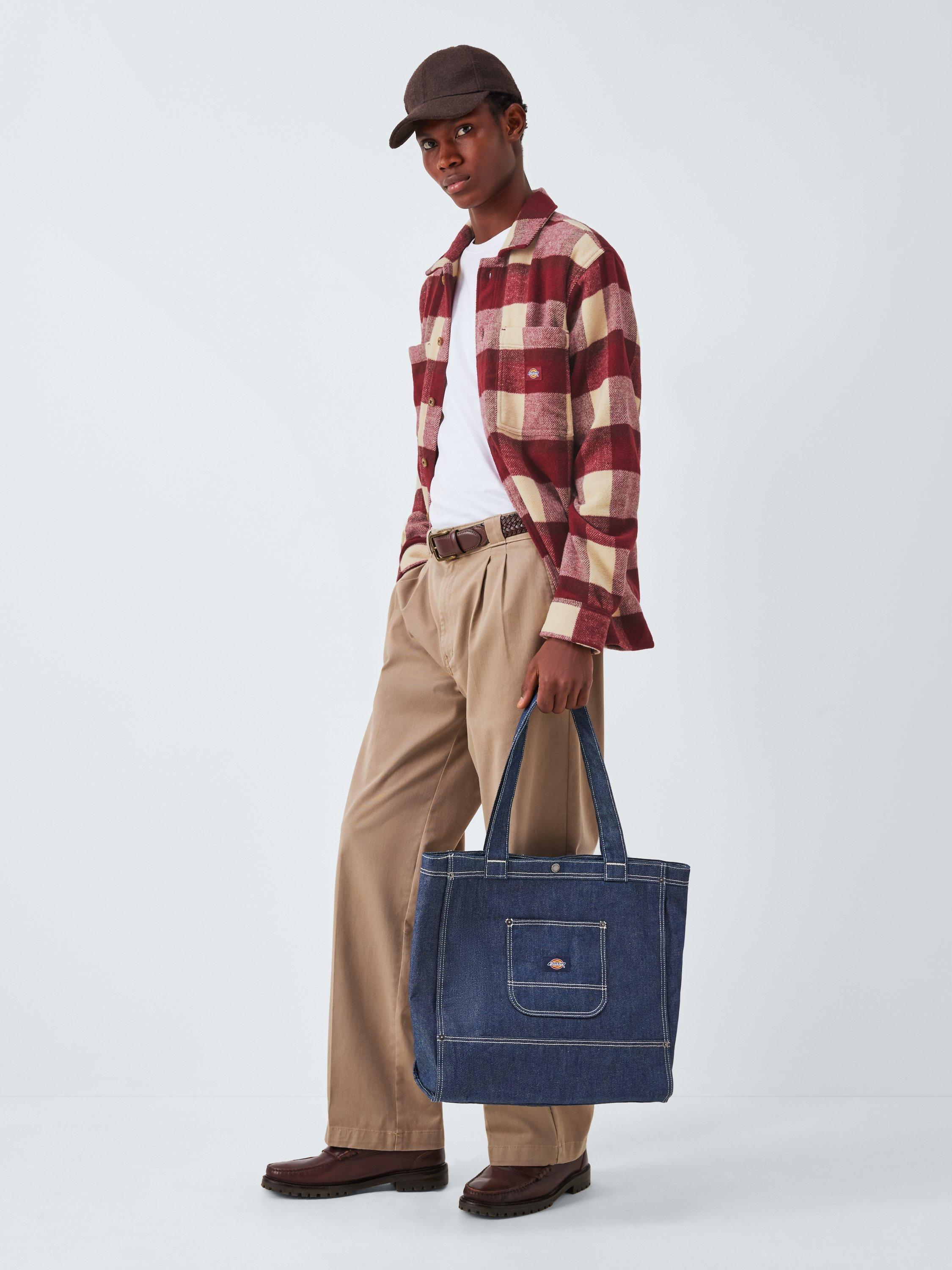 Product image 3 of 6, which shows Dickies Coaling Regular Fit Check Shirt, Tibetan Red, S