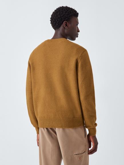 Dickies Ruston Crew Neck Jumper, Brown Duck - view 2, Brown Duck