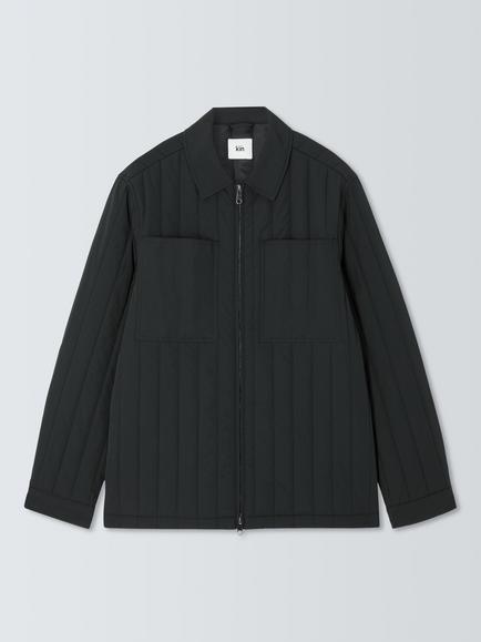 Kin Zip Through Padded Jacket, Meteorite, Meteorite