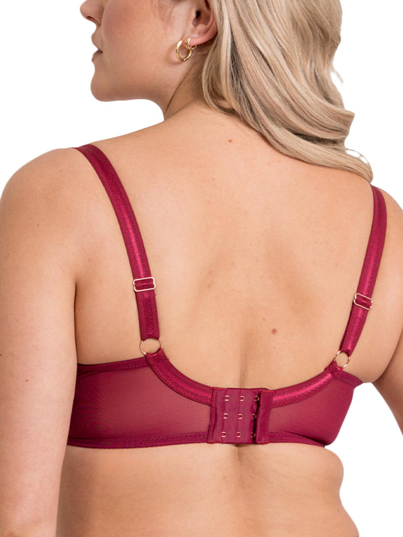 Product image 2 of 8, which shows Curvy Kate Suspense Plunge Bra, Sangria, 30DD