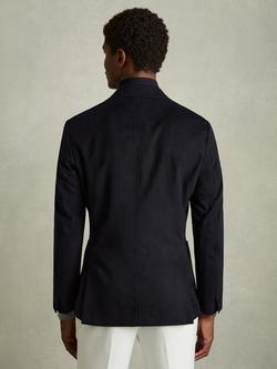 Reiss Patch Gilet Insert Blazer - view 2, Navy