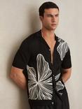 Reiss Laurent Embroidered Shirt