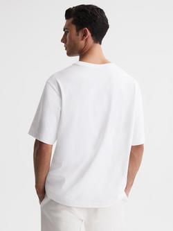 Reiss Tate Crew Neck T-Shirt, White - view 2, White