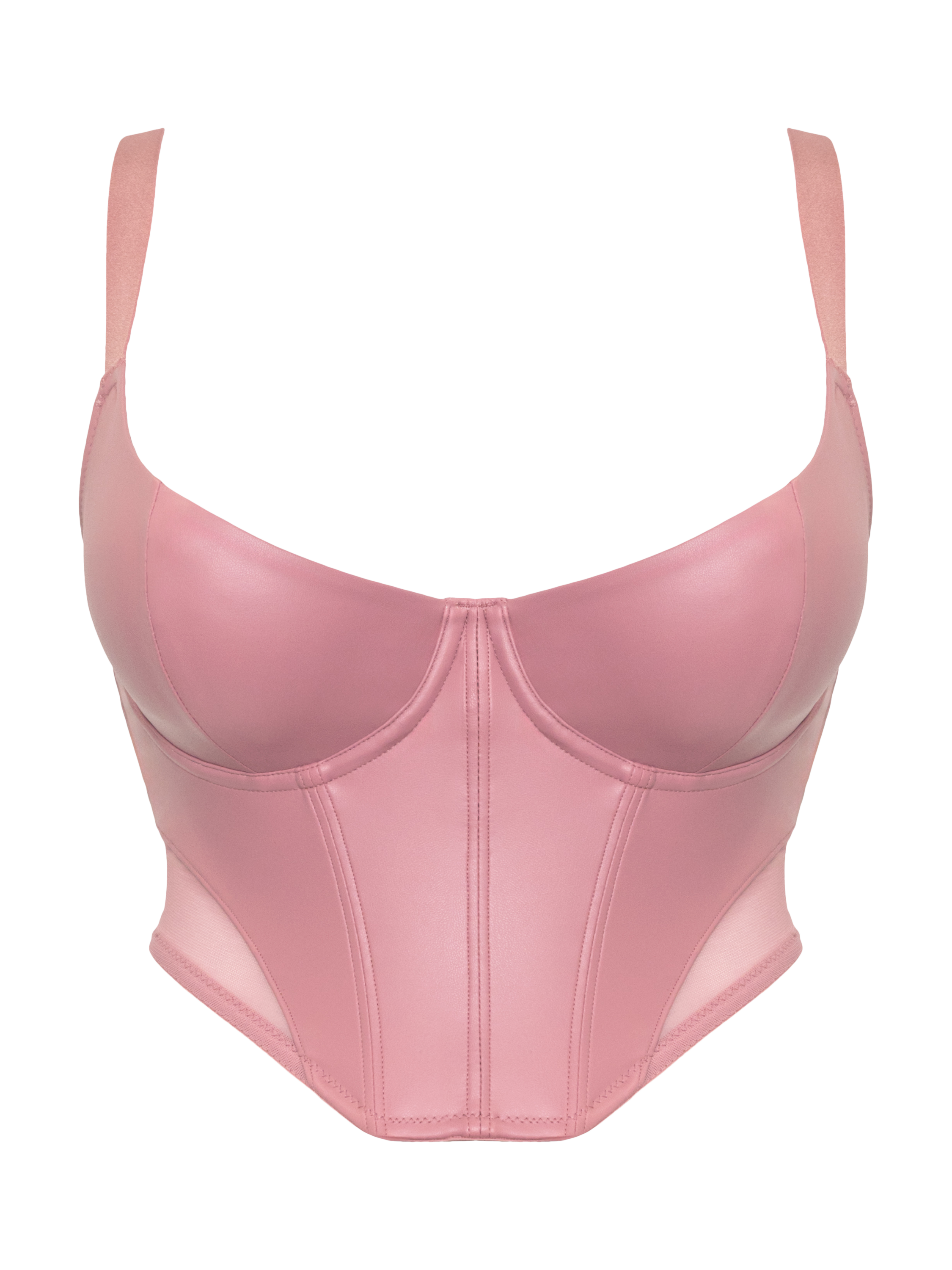 Product image 11 of 11, which shows Curvy Kate Storm Longline Balcony Bra, Dusky Rose, 30D