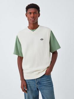 Dickies Summerdale Cotton Sweater Vest, Egret, Egret