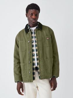Dickies Lined Canvas Chore Jacket, Military Green, Military Green
