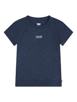 Levi's Kids' Ribbed Cotton Blend Short Sleeved T-Shirt, Big Dipper, Big Dipper