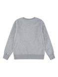 Levi's Kids' Cotton Blend Monogram Crew Neck Sweatshirt, Grey Heather