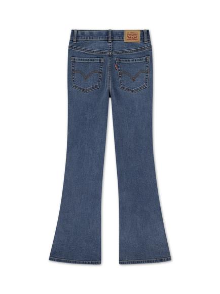 Levi's Kids' Denim 726 Flared Slit Jeans, Blue Wave - view 2, Blue Wave