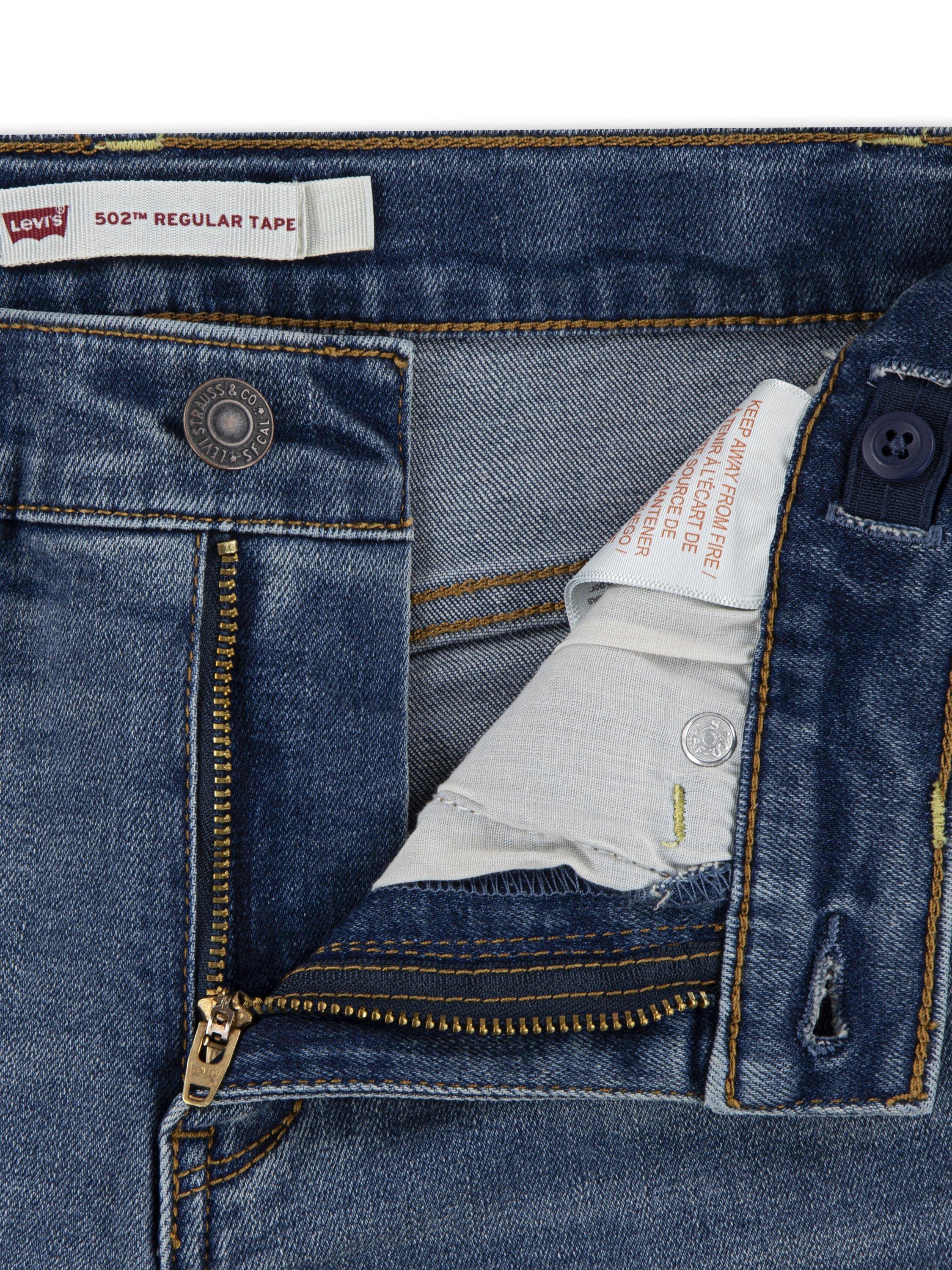 Product image 3 of 5, which shows Levi's Kids' Denim 726 Flared Slit Jeans, Blue Wave, 10 years