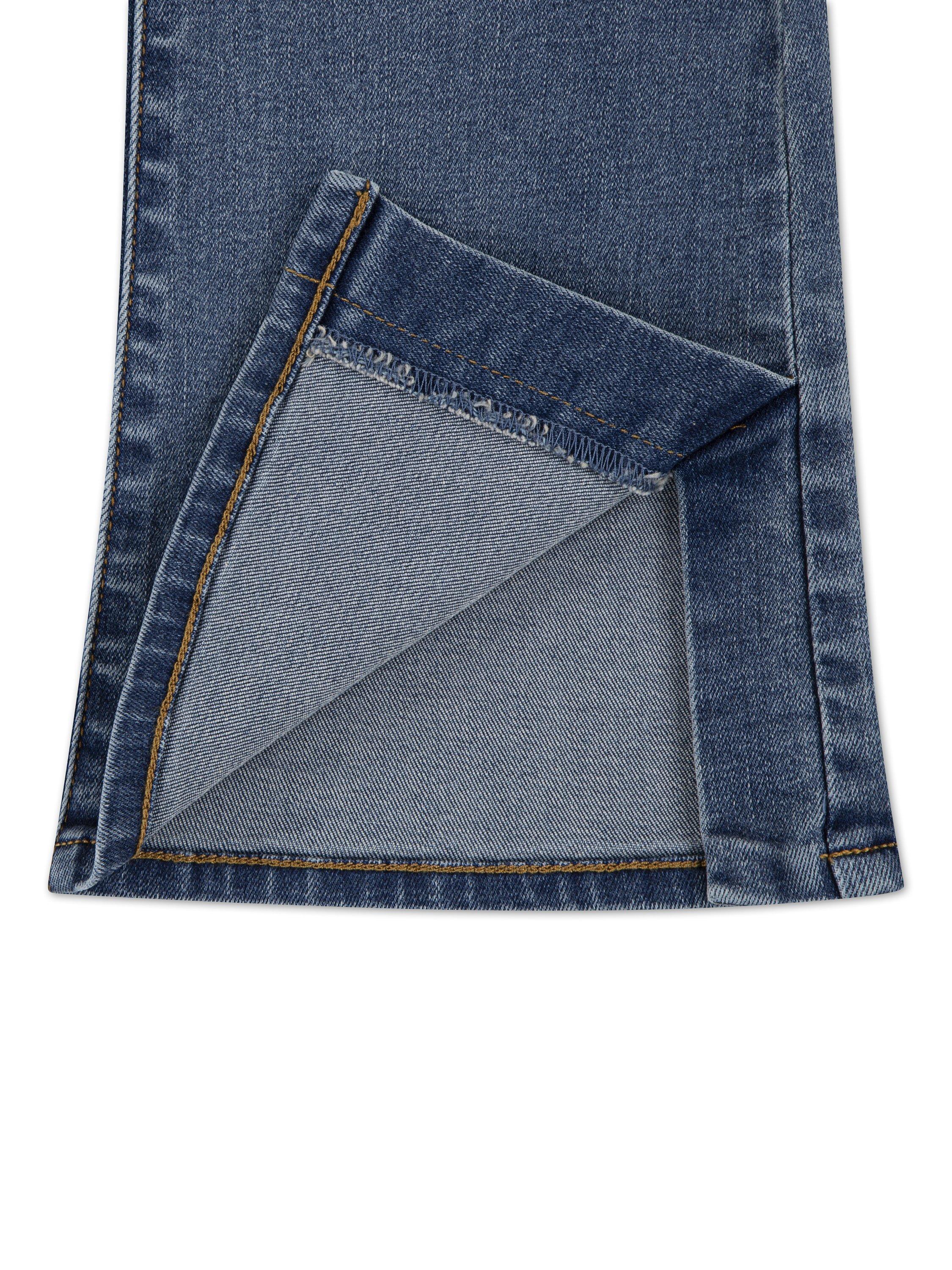Product image 5 of 5, which shows Levi's Kids' Denim 726 Flared Slit Jeans, Blue Wave, 10 years
