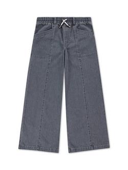 Levi's Kids' Denim 94 Baggy Wide Leg Trousers containing LENZING™ ECOVERO™ Viscose, Graphite Pencil