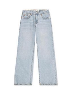 Levi's Kids' Denim Mid Rise Wide Leg Jeans, Far And Wide, Far And Wide