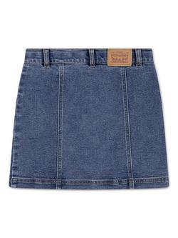 Levi's Kids' Denim Button Front Skirt, Rodeo - view 2, Rodeo