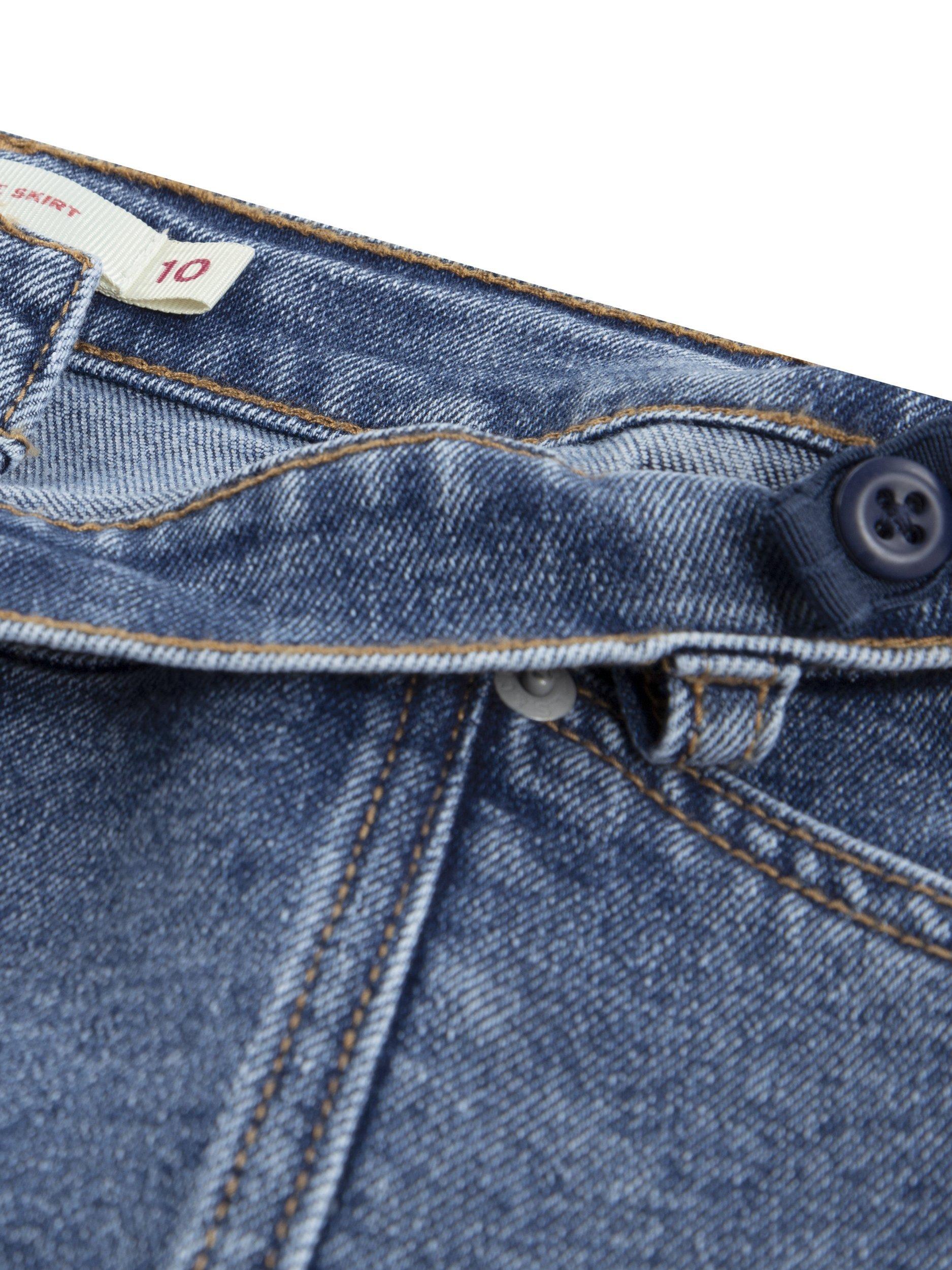 Product image 4 of 4, which shows Levi's Kids' Denim Button Front Skirt, Rodeo, 10 years