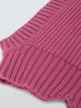 John Lewis Kids' Knit Hood, Berry