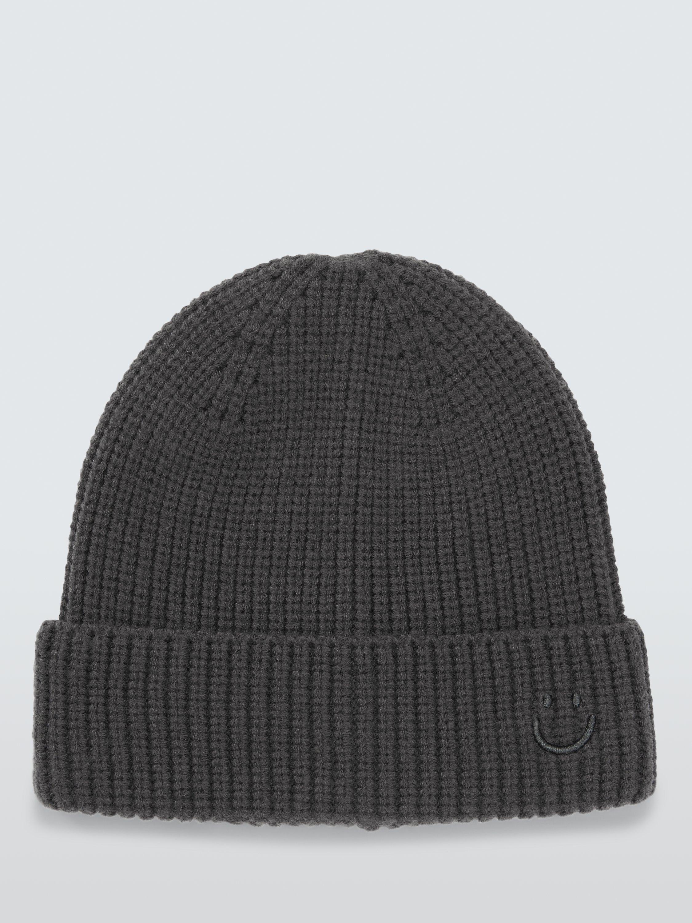 Product image 2 of 4, which shows John Lewis Kids' Knit Beanie Hat, Grey, 3-5 years