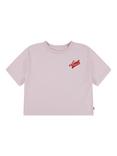 Levi's Kids' Cotton Blend Boxy T-Shirt, Crystal Rose