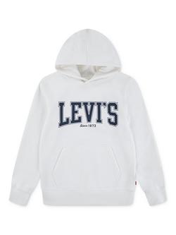 Levi's Kids' The Highway Cotton Blend Hoodie, Blanc De Blanc, Blanc De Blanc