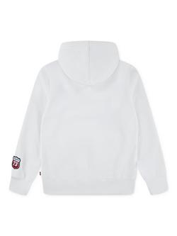 Levi's Kids' The Highway Cotton Blend Hoodie, Blanc De Blanc - view 2, Blanc De Blanc