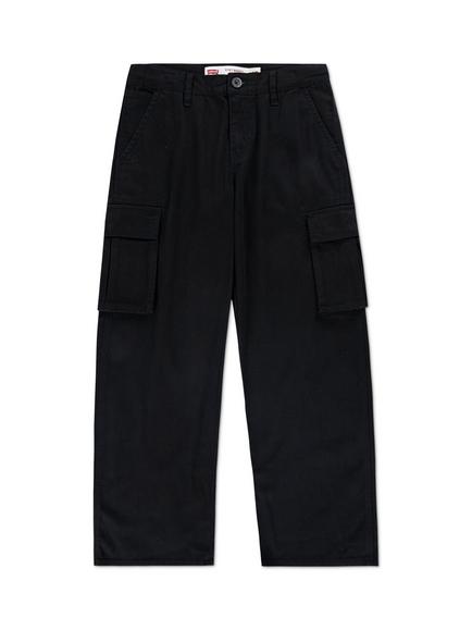 Levi's Kids' 578 Baggy Cargo Trousers, Jet Black, Jet Black