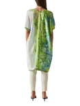 James Lakeland Watercolour Kaftan, Green