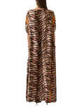 James Lakeland Zebra Stripe Print Maxi Kaftan, Multi
