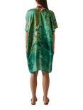 James Lakeland Marble Kaftan, Green