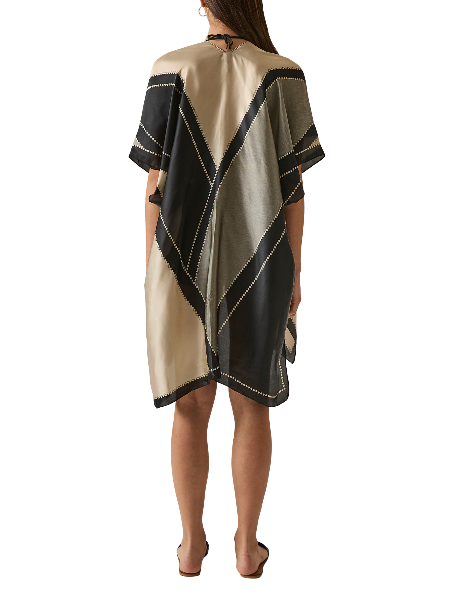 Product image 2 of 6, which shows James Lakeland Geometric Kaftan, Mutli, One Size