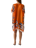 James Lakeland Flower Print Kaftan, Orange