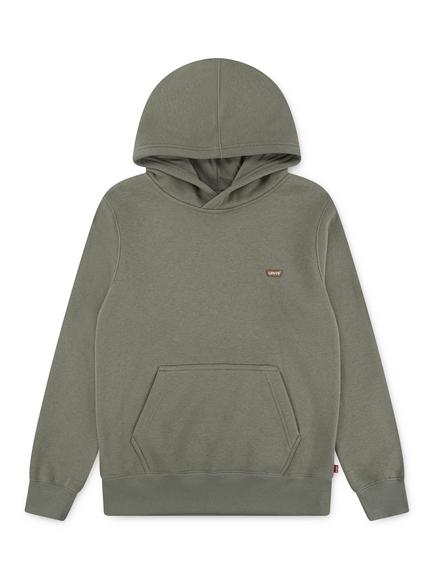 Levi's Kids' Cotton Blend Mini Batwing Hoodie, Deep Lichen Green, Deep Lichen Green