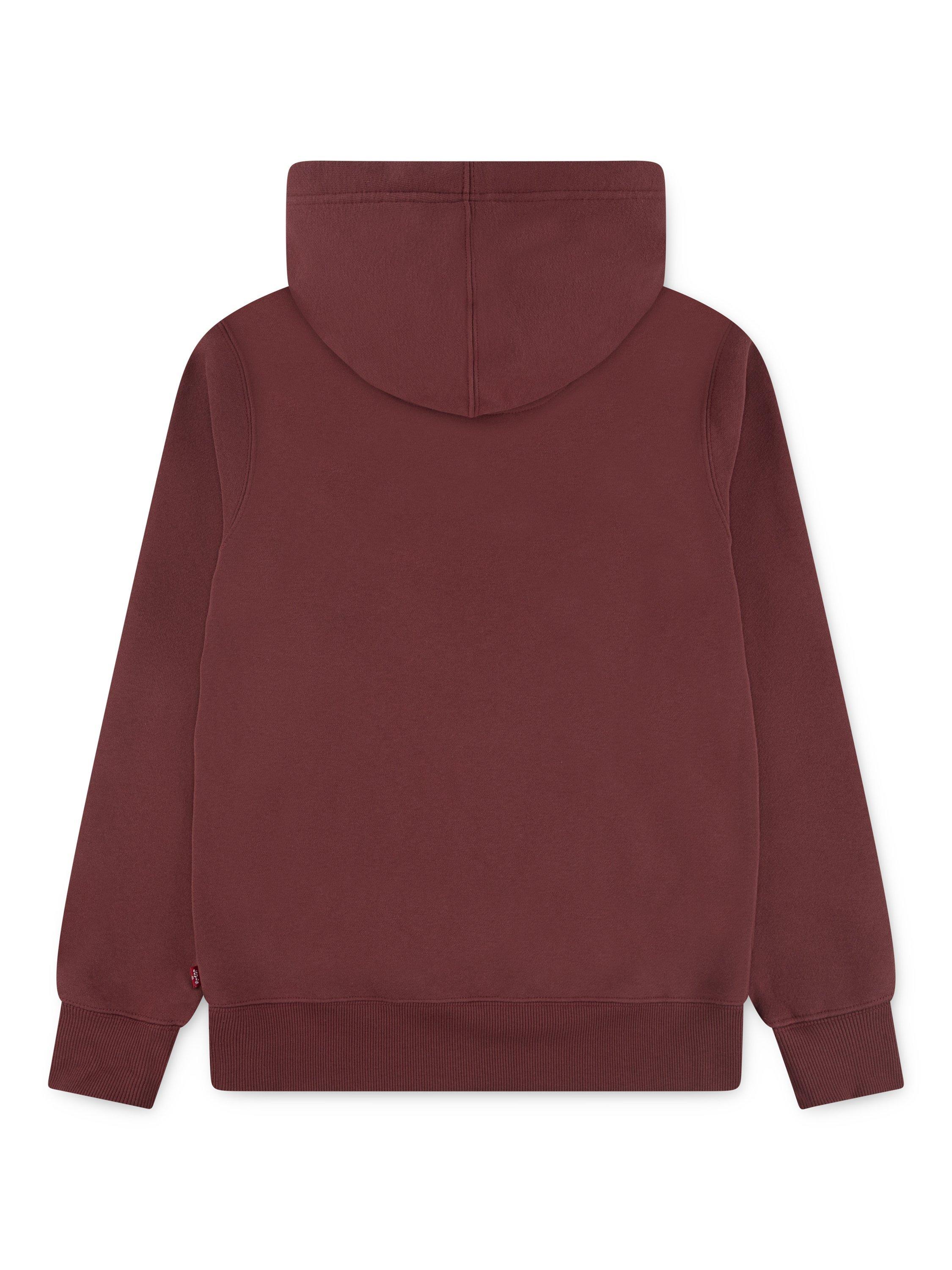 Product image 2 of 3, which shows Levi's Kids' Saddle Ready Cotton Blend Hoodie, Red Pear, 10 years