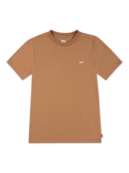 Levi's Kids' Cotton Batwing Logo T-Shirt, Rodeo Brown, Rodeo Brown