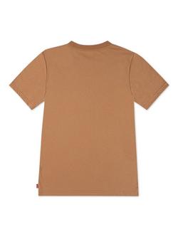 Levi's Kids' Cotton Batwing Logo T-Shirt, Rodeo Brown - view 2, Rodeo Brown