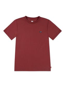 Levi's Kids' Cotton Short Sleeved Batwing T-Shirt, Red Pear, Red Pear