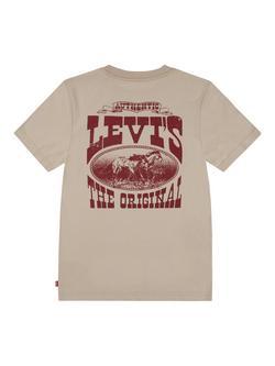 Levi's Kids' Galloping Free Cotton Blend Graphic T-Shirt, White Pepper - view 2, White Pepper