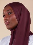 Aab Plain Modal Hijab, Burgundy