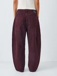 rag & bone Charlie High Rise Barrel Leg Jeans, Burgundy