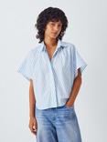 rag & bone Martha Stripe Shirt, Blue/White