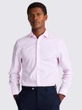 Moss Cotton Tailored Fit Non-Iron Oxford Shirt, Pink