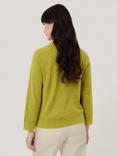 Jigsaw Luxe Raglan Sleeve T-Shirt, Key Lime